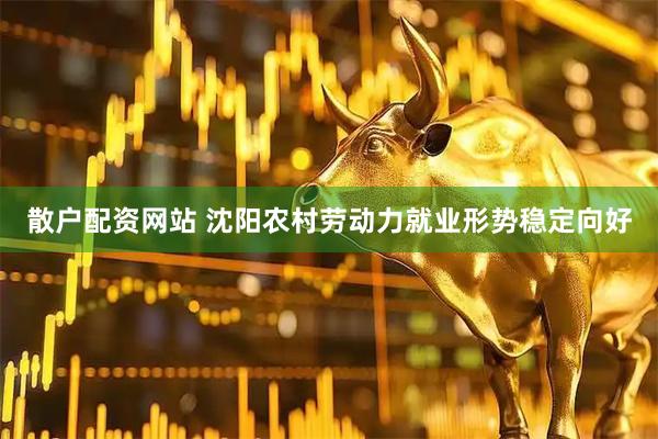 散户配资网站 沈阳农村劳动力就业形势稳定向好